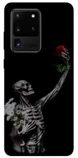 Чехол на Samsung Galaxy S20 Ultra Skeleton vs Rose фото 1 из 1