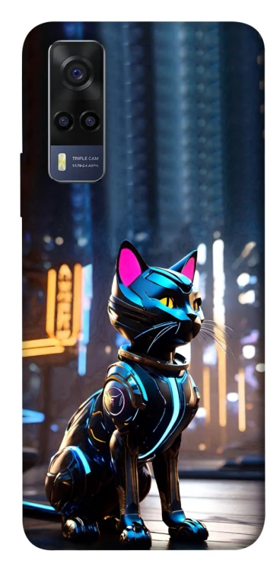 Чохол на Vivo Y53s Cyber cat фото 1 з 1