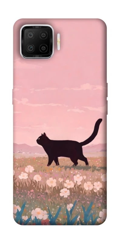 Чохол на Oppo A73 (2017) cat on a field фото 1 з 1