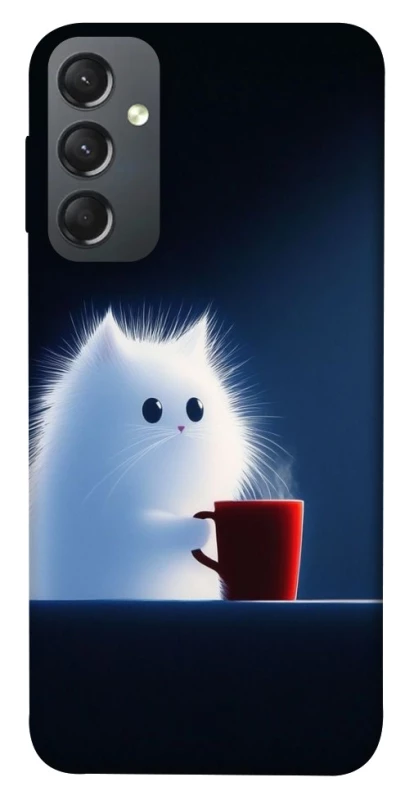 Чохол на Samsung Galaxy A24 4G Чохол кіт з кавою фото 1 з 1