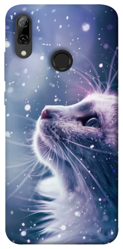 Чехол на Huawei P Smart (2019) Snow cat фото 1 из 1