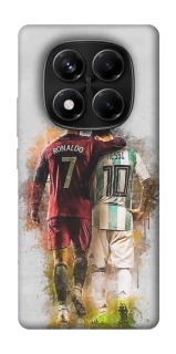 Чехол на Xiaomi Redmi Note 14 Pro 4G Ronaldo и Messi фото 1 из 1