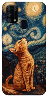 Чехол на Samsung Galaxy M31 van gogh cat фото 1 из 1
