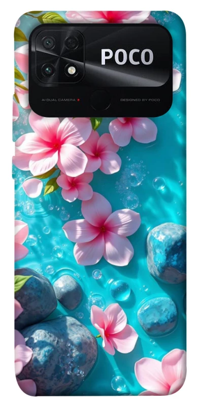 Чохол на Xiaomi Poco C40 Flowers v19 фото 1 з 1