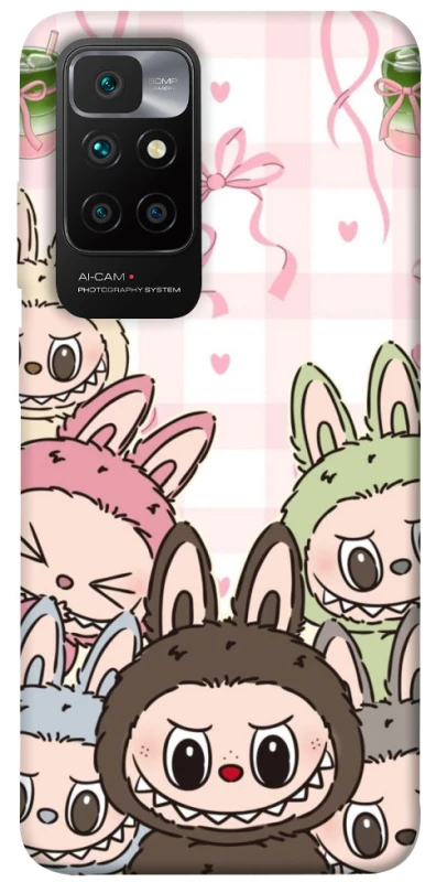 Чохол на Xiaomi Redmi 10 All Labubu 2 фото 1 з 1