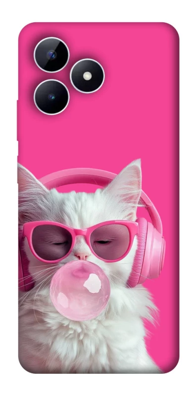 Чехол на Realme Note 50 5G Pink kitty фото 1 из 1
