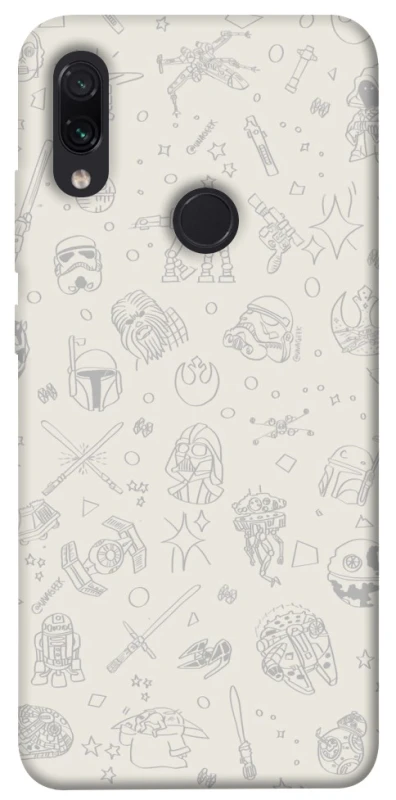 Чохол на Xiaomi Redmi Note 7 / Note 7 Pro / Note 7s Star Wars background ver.1 фото 1 з 1