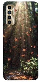 Чехол на TECNO Camon 17P butterfly фото 1 из 1