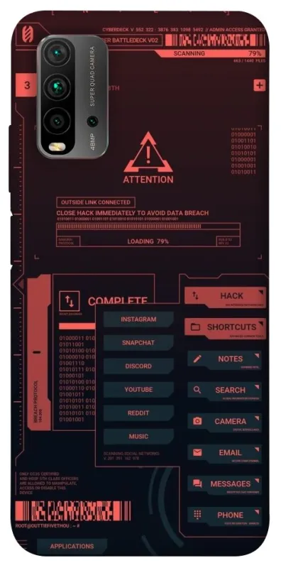 Чехол на Xiaomi Redmi 9T Attention фото 1 из 1