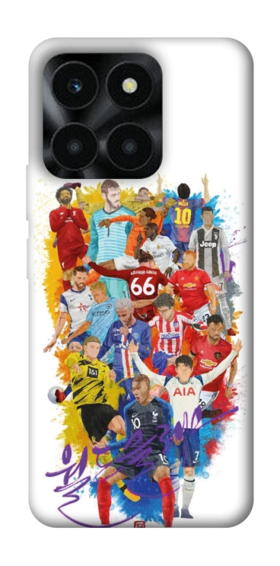 Чехол на Huawei Honor X6a Football Abstract v2 фото 1 из 1