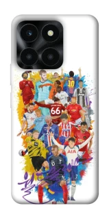 Чехол на Huawei Honor X6a Football Abstract v2 фото 1 из 1