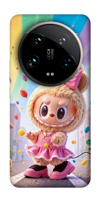 Чохол на Xiaomi 14 Ultra Labubu rainbow фото 1 з 1