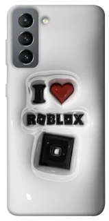 Чохол на Samsung Galaxy S21 FE I love Roblox фото 1 з 1