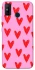 Чехол на TECNO Spark 6 Go Red hearts 2 фото 1 из 1