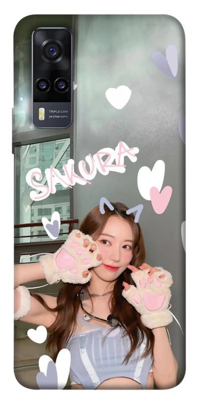 Чохол на Vivo Y31 Sakura - LE SSERAFIM фото 1 з 1