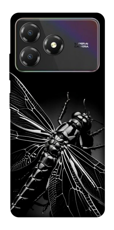 Чохол на ZTE Blade A36 Black dragonfly фото 1 з 1