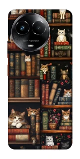 Чехол на Realme C67 4G Cats & Books фото 1 из 1