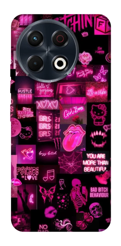 Чехол на TECNO Spark 30 Pro (KL7) Hot collage ver.8 фото 1 из 1