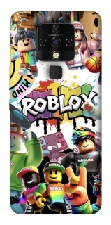 Чохол на TECNO Camon 16 SE Roblox Characters Collage фото 1 з 1