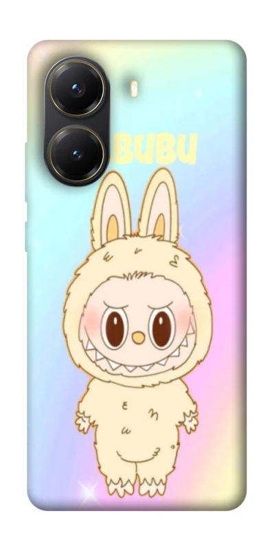 Чохол на Xiaomi Poco X7 Pro Fluffy Rainbow Labubu фото 1 з 1