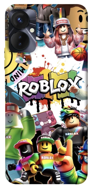 Чохол на TECNO Spark 9 Pro Roblox Characters Collage фото 1 з 1