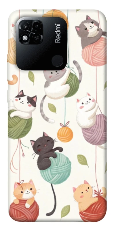 Чохол на Xiaomi Redmi 10A Funny Kittens фото 1 з 1