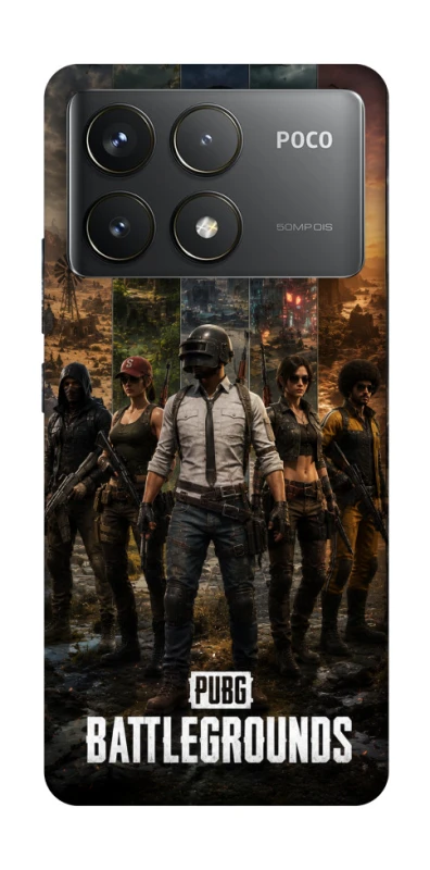 Чехол на Xiaomi Poco F6 Pro PUBG фото 1 из 1