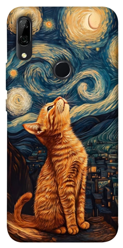 Чехол на Huawei P Smart Z van gogh cat фото 1 из 1