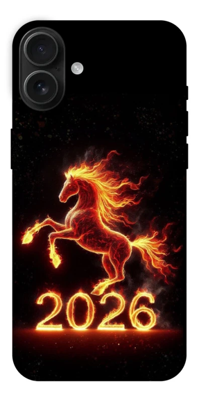 Чехол на Apple iPhone 16 Plus Red Fire Horse ver.1 фото 1 из 1