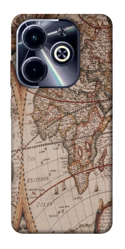 Чехол на Infinix Hot 40i Карта путешествий фото 1 из 1