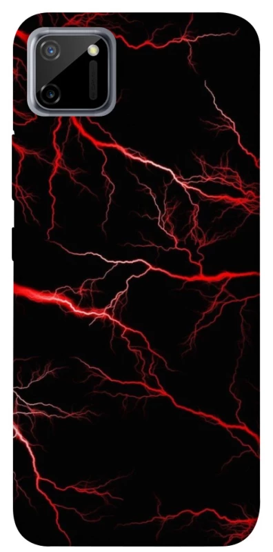 Чехол на Realme C11 Красная молния фото 1 из 1