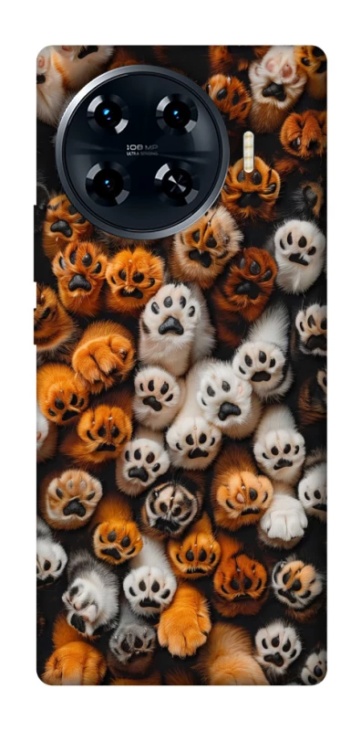Чехол на TECNO Spark 20 Pro+ Сat paws фото 1 из 1