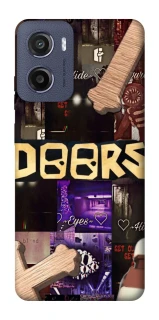 Чехол на Motorola Moto E15 Roblox doors dark mode фото 1 из 1