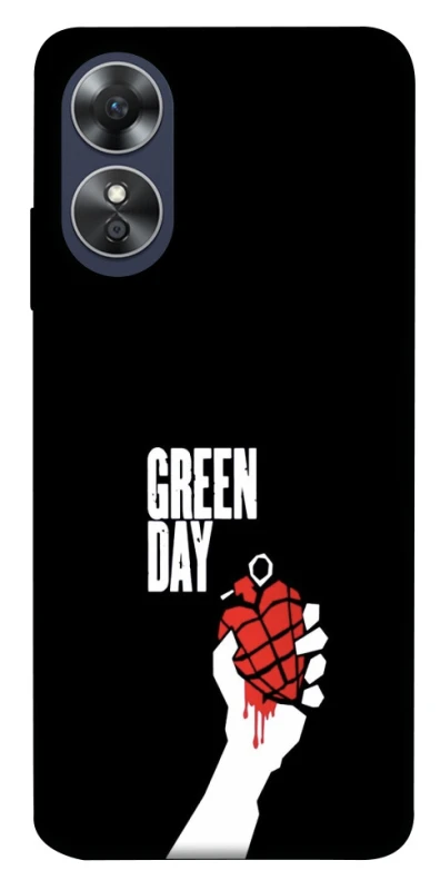 Чохол на Oppo A17 Green Day logo фото 1 з 1
