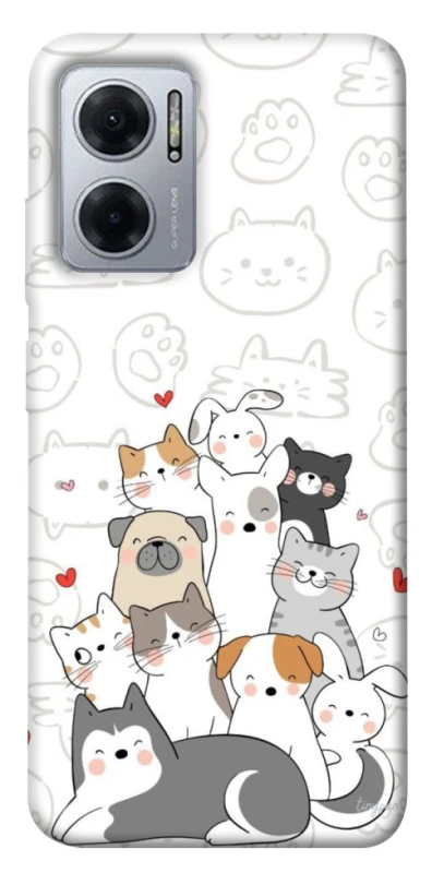 Чохол на Xiaomi Redmi Note 11E Funny Pets фото 1 з 1