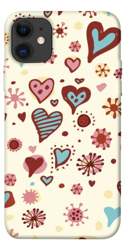 Чохол на Apple iPhone 11 (6.1") Pretty hearts фото 1 з 1
