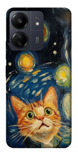 Чехол на Xiaomi Poco C65 paint cat фото 1 из 1