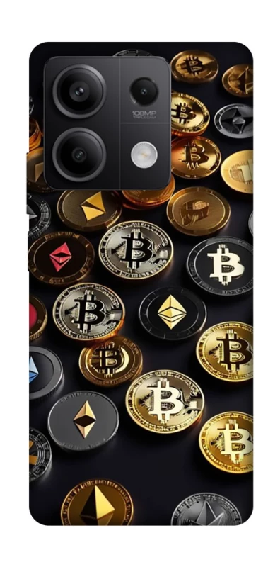 Чехол на Xiaomi Redmi Note 13 5G Many coins фото 1 из 1