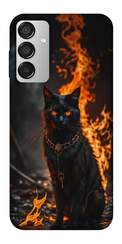Чохол на Samsung Galaxy M15 5G Вогняний кіт фото 1 з 1