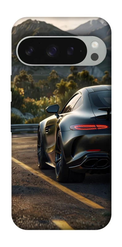 Чехол на Google Pixel 10 Pro XL Car in the mountains фото 1 из 1