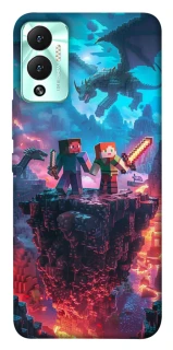 Чохол на Infinix Hot 12 Play Minecraft v3 фото 1 з 1