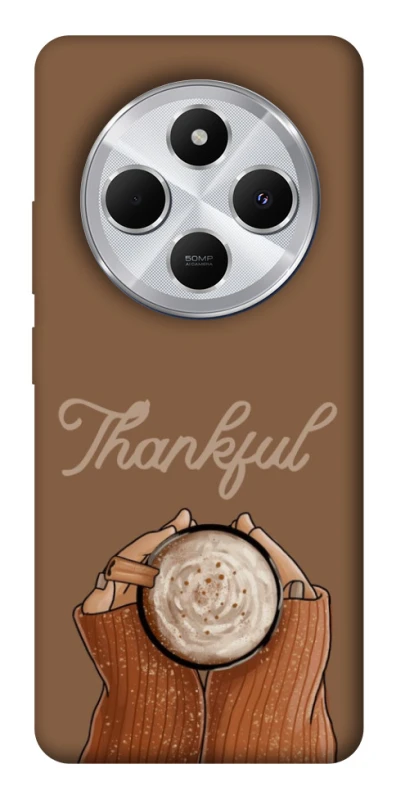 Чохол на Xiaomi Redmi 14C / Poco C75 Thankful coffee фото 1 з 1