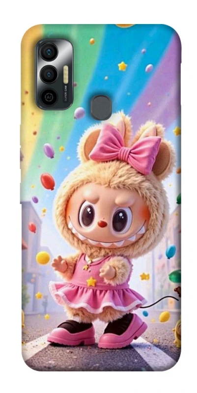 Чехол на TECNO Spark 7 Labubu rainbow фото 1 из 1