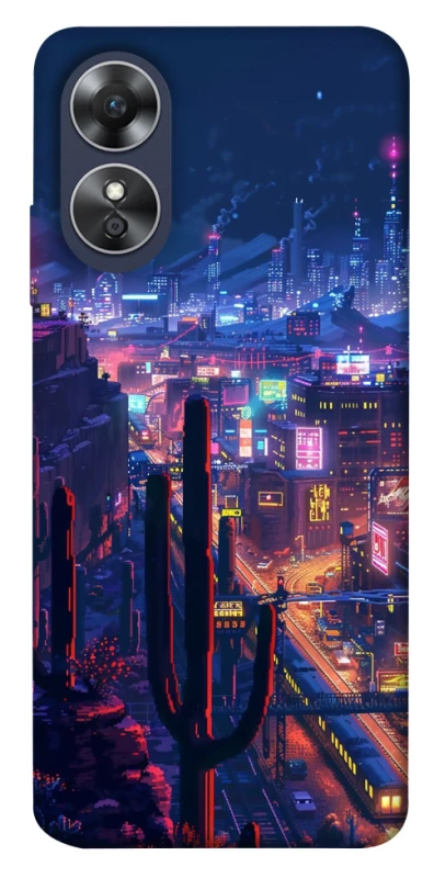Чохол на Oppo A17 Night city фото 1 з 1