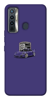 Чехол на TECNO Camon 17 Porsche purple фото 1 из 1
