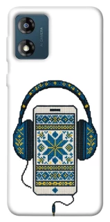 Чехол на Motorola Moto E13 Современная вышиванка фото 1 из 1
