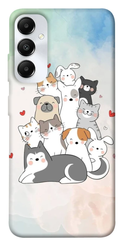 Чехол на Samsung Galaxy A05s Funny Pets ver.2 фото 1 из 1