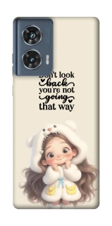Чохол на Motorola Edge 50 Don't look back фото 1 з 1