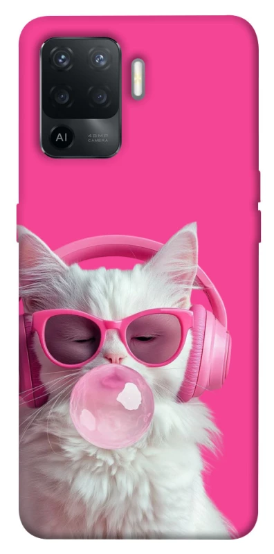 Чохол на Oppo Reno 5 Lite Pink kitty фото 1 з 1