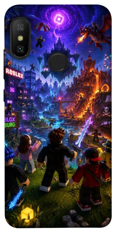 Чехол на Xiaomi Mi A2 Lite / Xiaomi Redmi 6 Pro Roblox aesthetics ver.12 фото 1 из 1